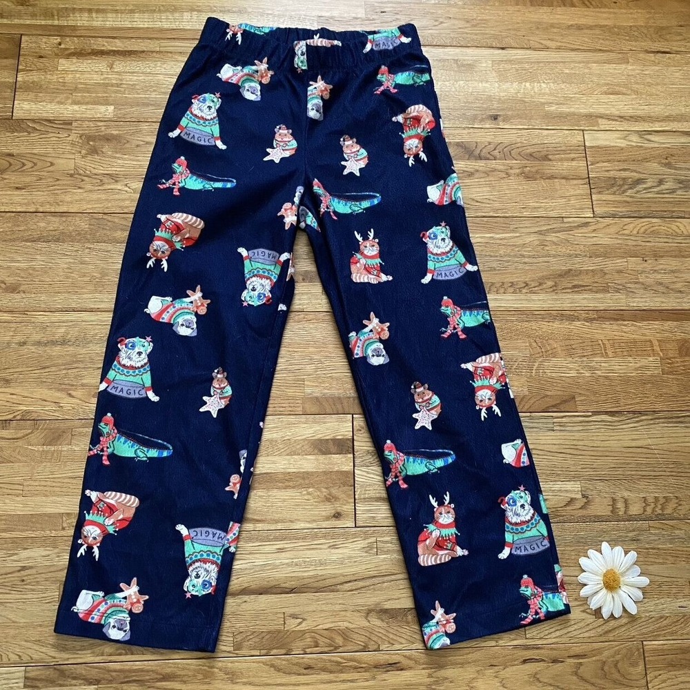 Old Navy‎ Fleece Pajama Holiday Pants Size S 6-7